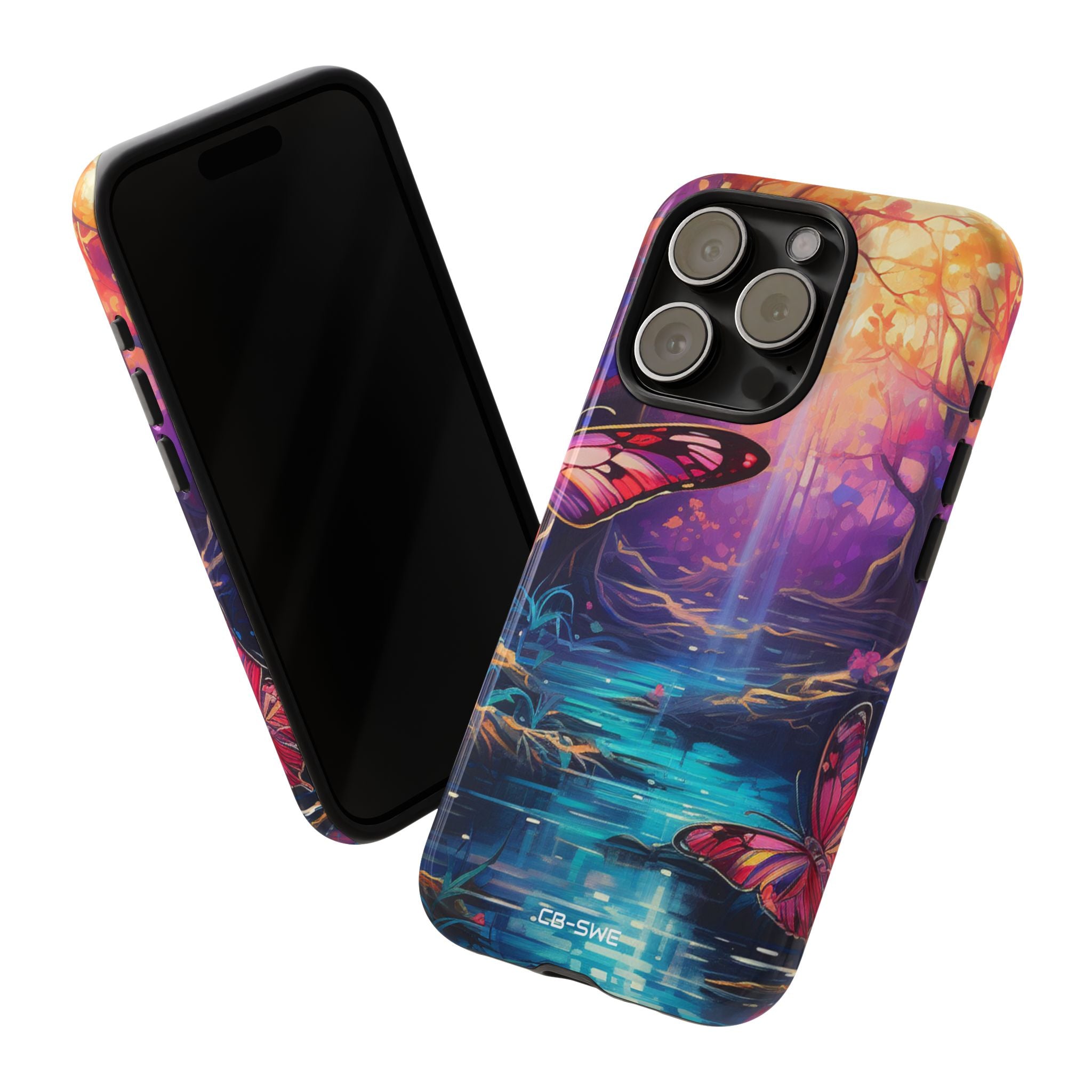 Enchanted Butterfly Forest - iPhone Case