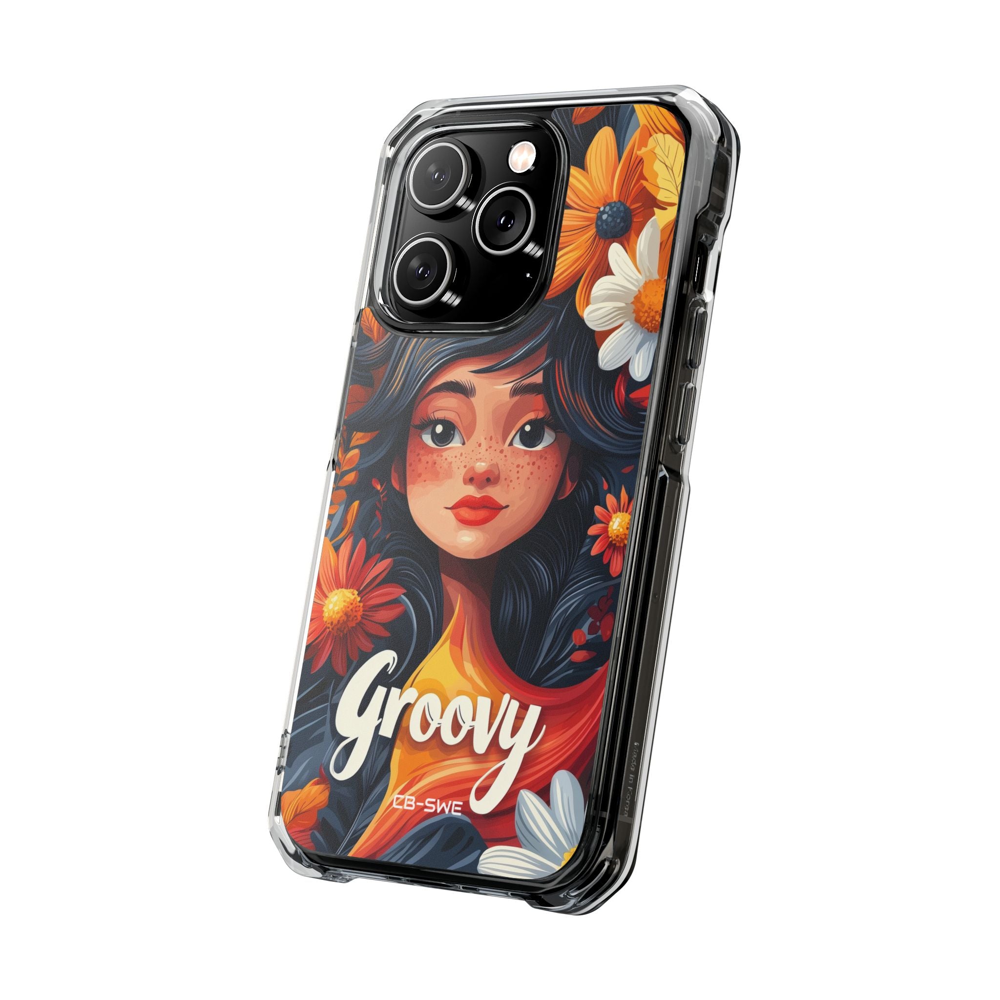 Floral Girl Smiles iPhone Case - Impact