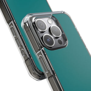 Teal | Phone Case for iPhone (Clear Impact Case - Magnetic)