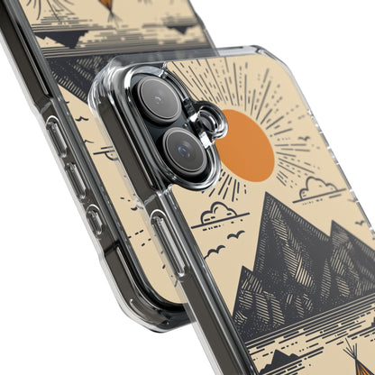 Golden Tent Awaits iPhone Case - Impact