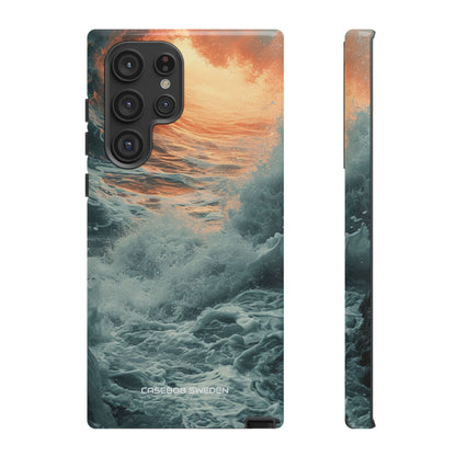 Fiery Wave Power - Tough Samsung S22 Phone Case