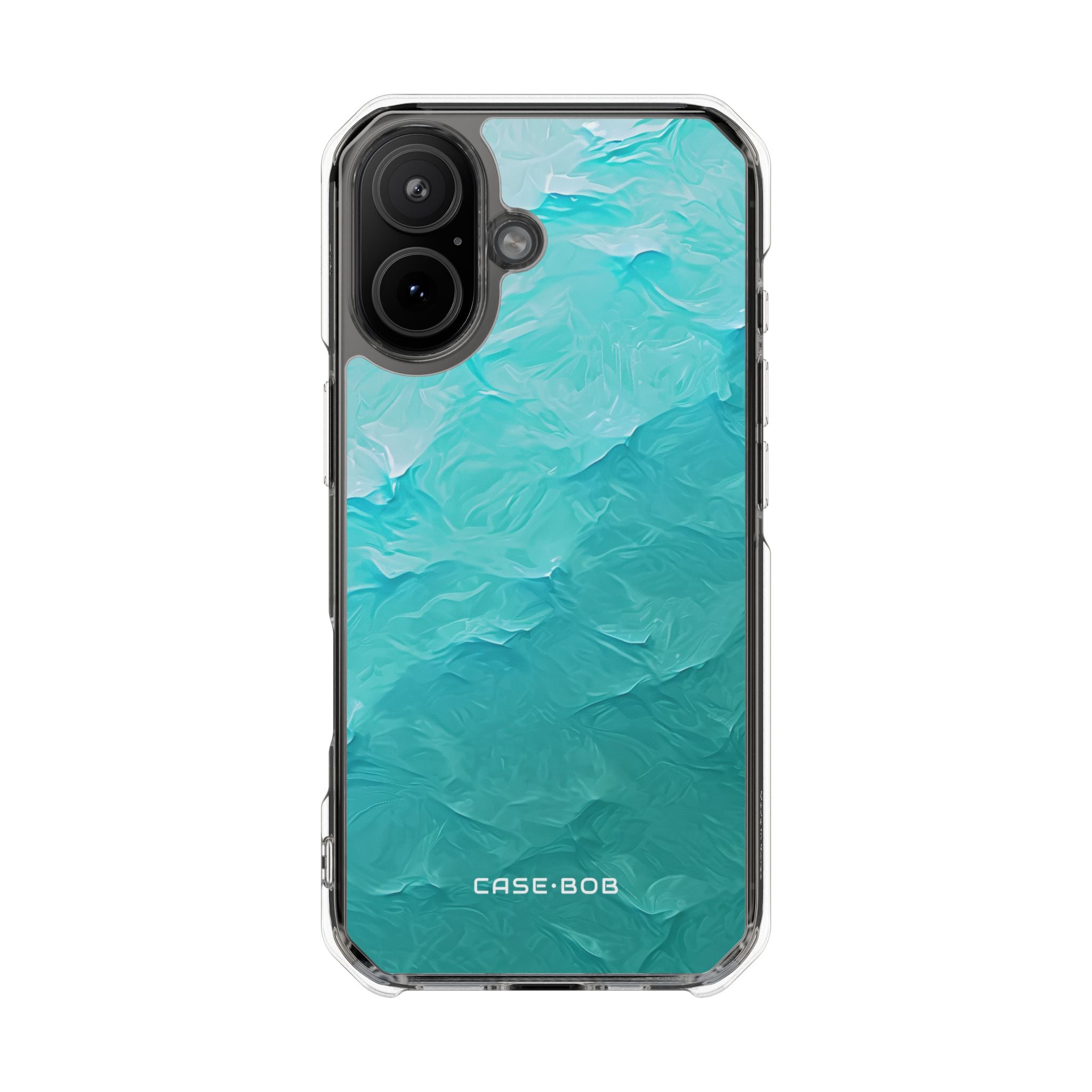 Teal Swirl iPhone 17 Cover - Impact