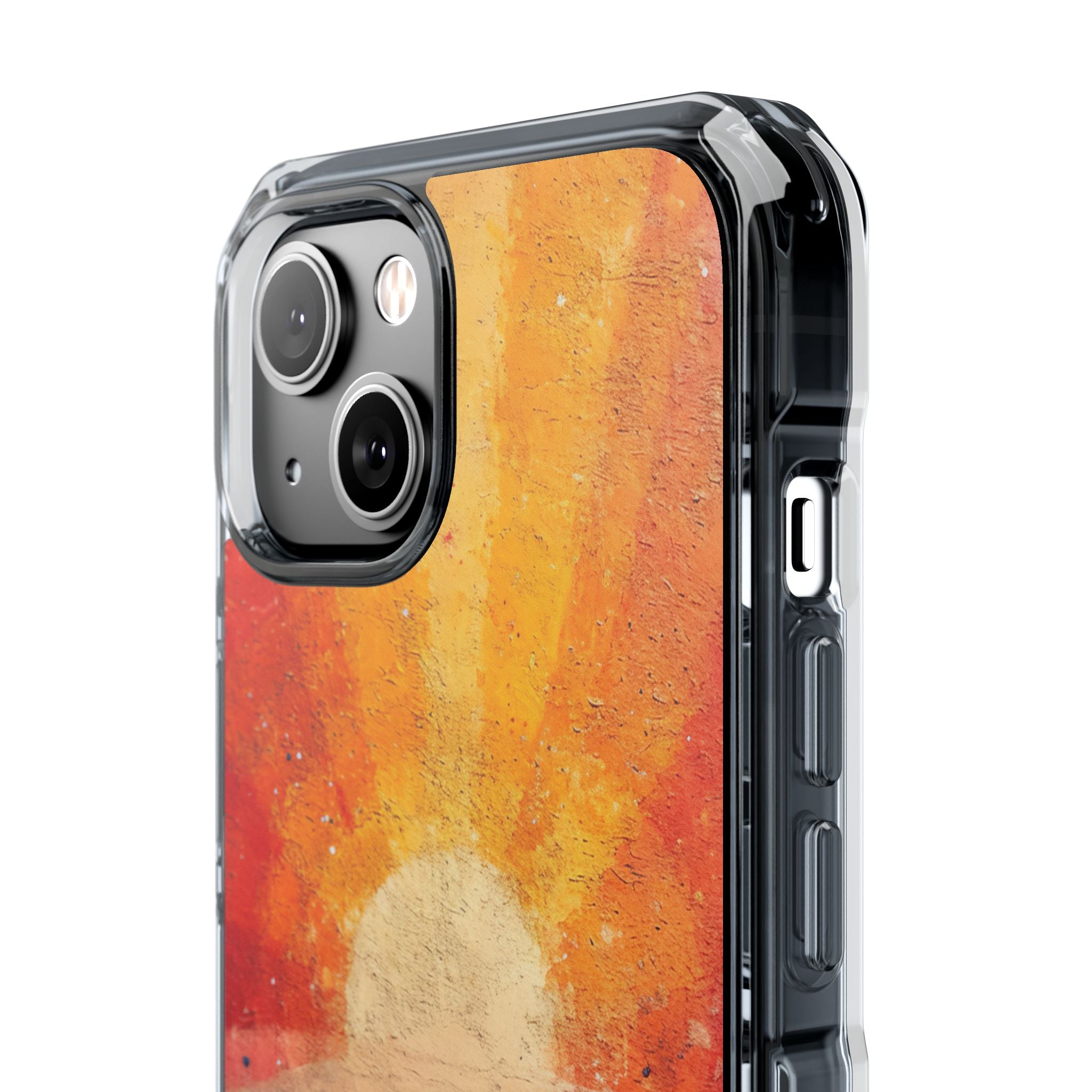 Sunburst Energy - Clear Impact iPhone 14 Phone Case