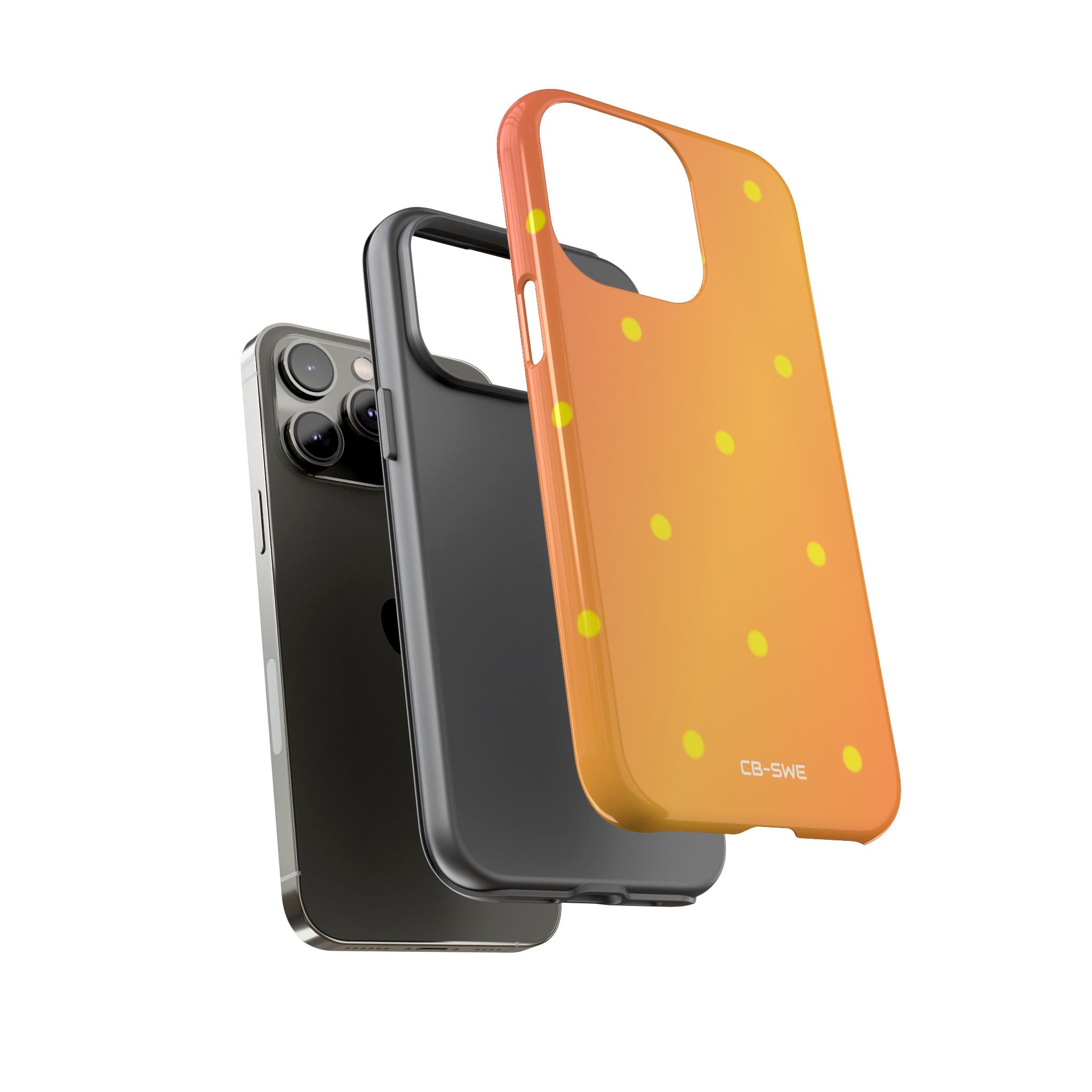 Sunset Dots Radiance - iPhone Case