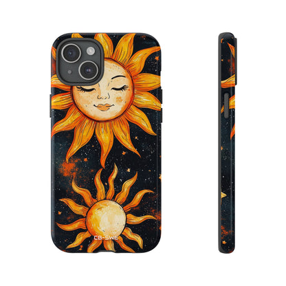 Celestial Suns Dance - iPhone Case