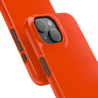 Orangerote iPhone 15 - Schlanke Handyhülle