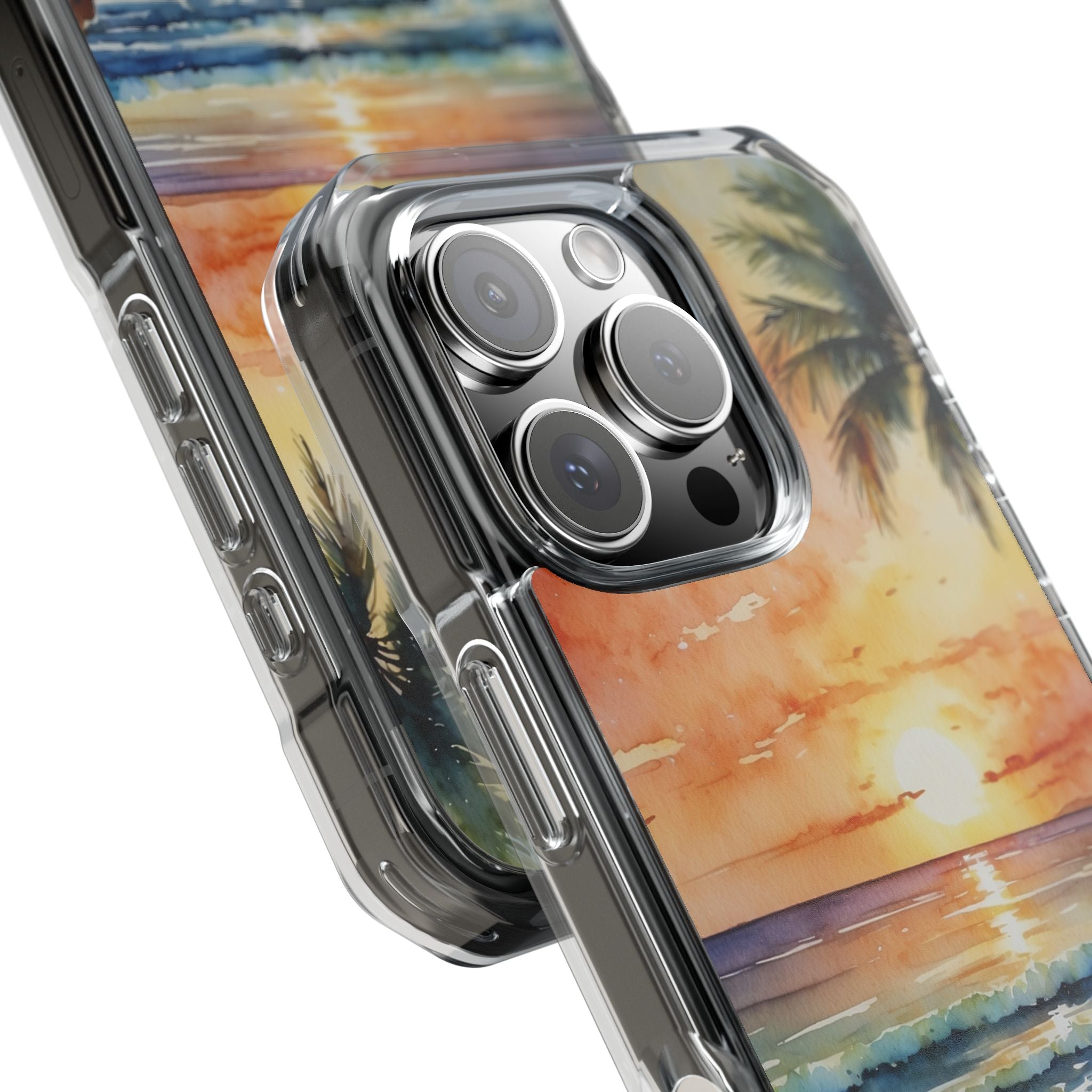 Sunset Palm iPhone 16 Pro Case - Impact