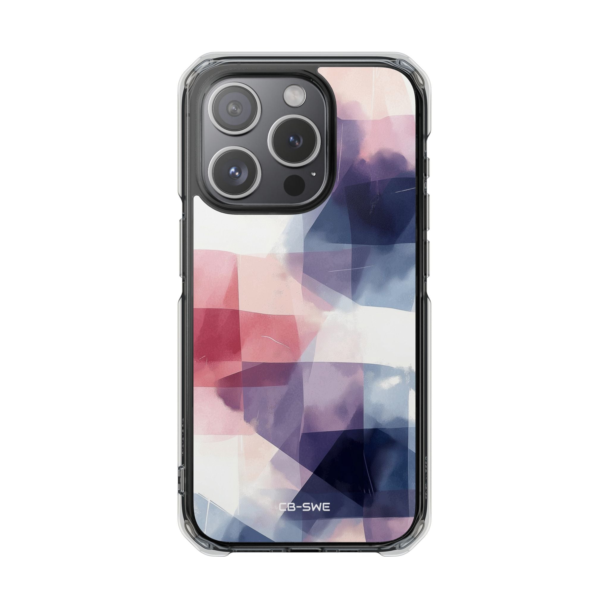 Fluid Shapes Merge iPhone Case - Impact