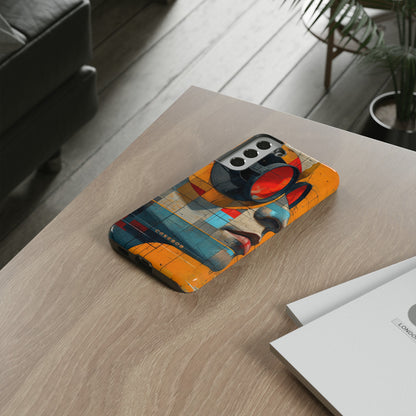 Cartoon Geometry Fusion - Protective Phone Case