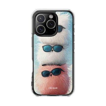 Fluffy Creatures Stack iPhone Case - Impact