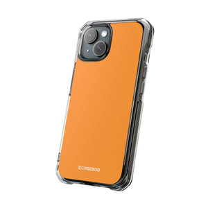 Deep Saffron | Handyhülle für iPhone (Clear Impact Case – magnetisch) 