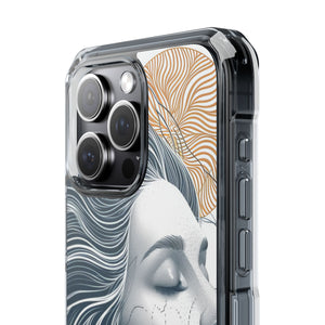 Serene Abstraction - Phone Case for iPhone (Clear Impact - Magnetic)