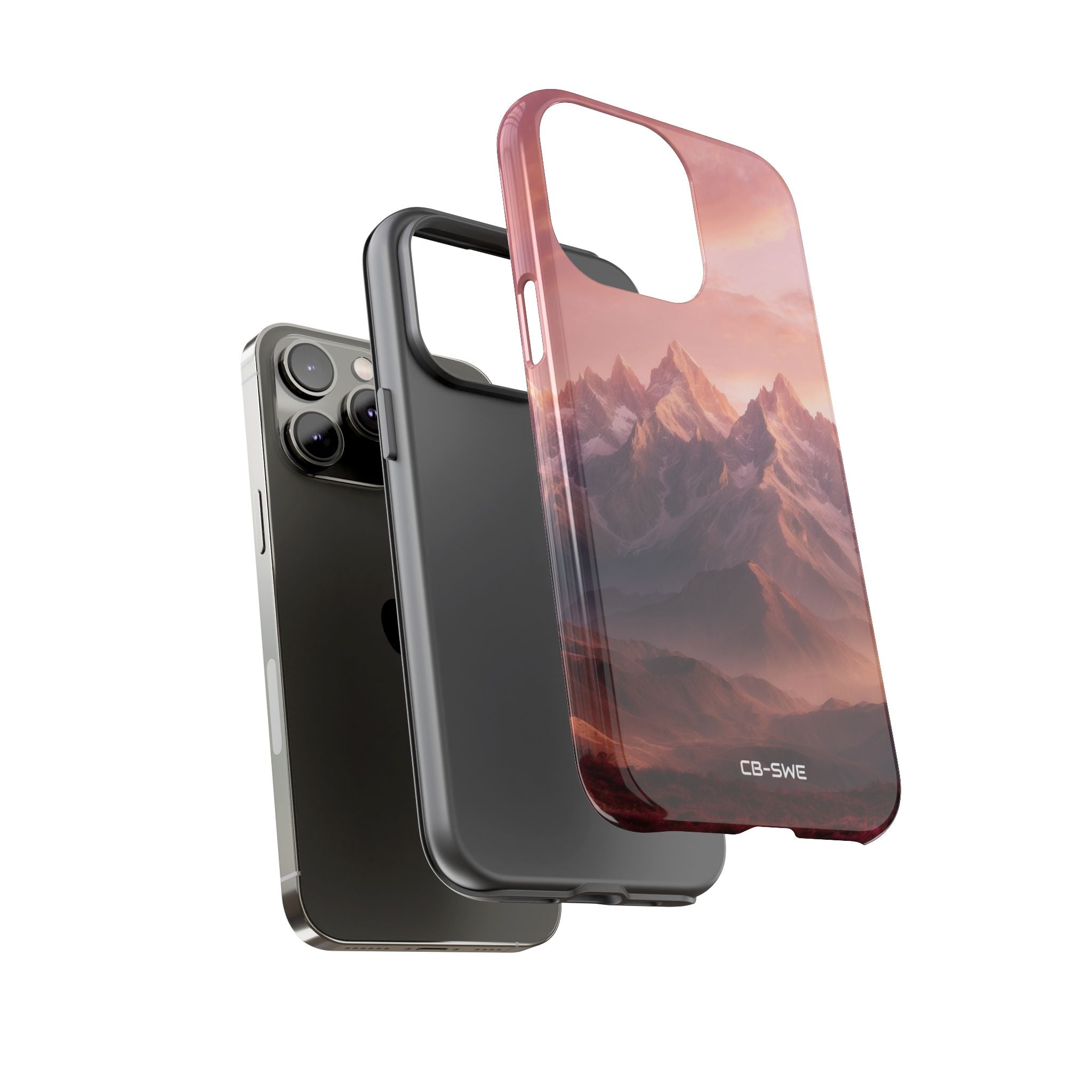 Vibrant Peaks Emerge - iPhone Case