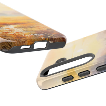 Glowing Sunrise Samsung S25 Case - Tough