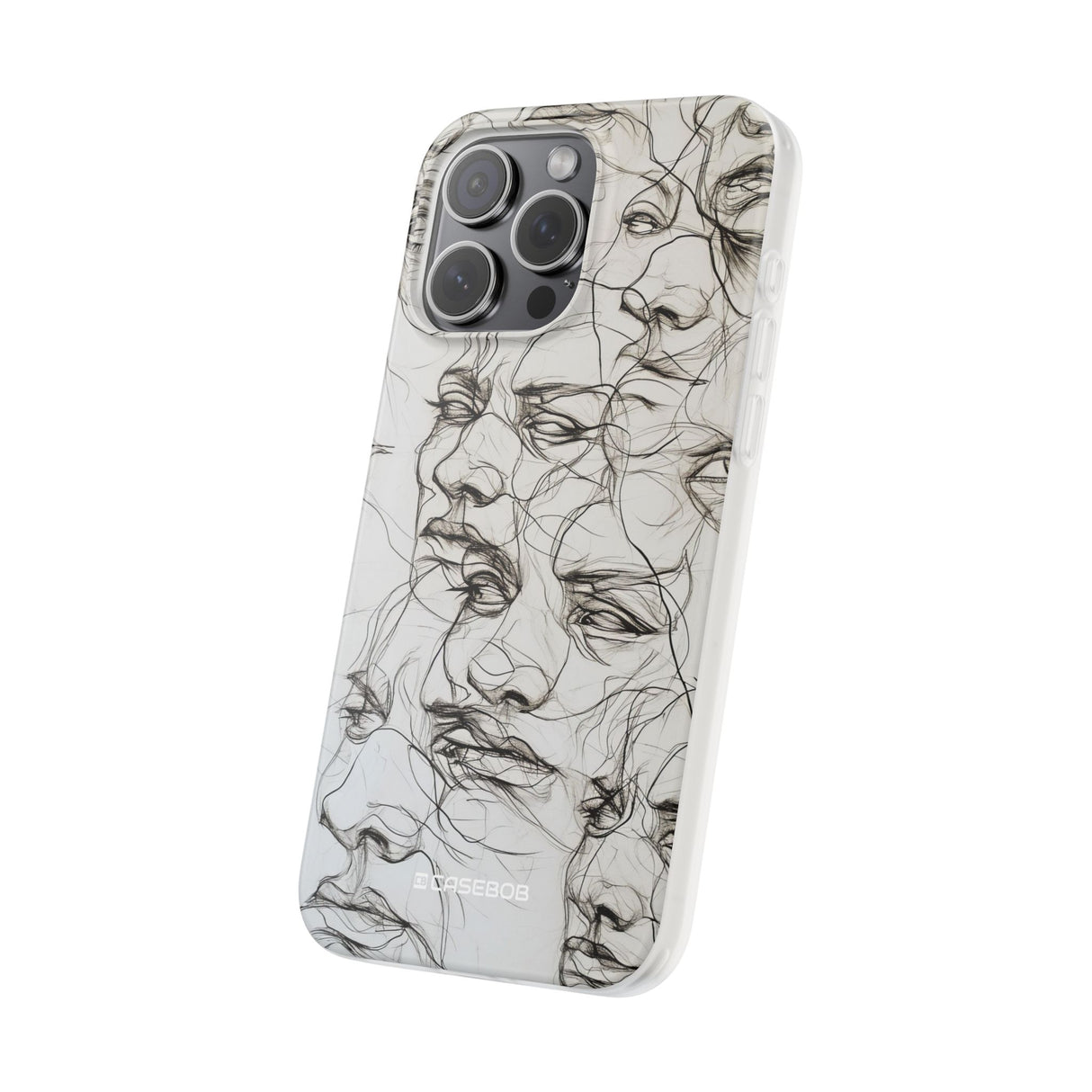 Ethereal Faces | Flexible Phone Case for iPhone