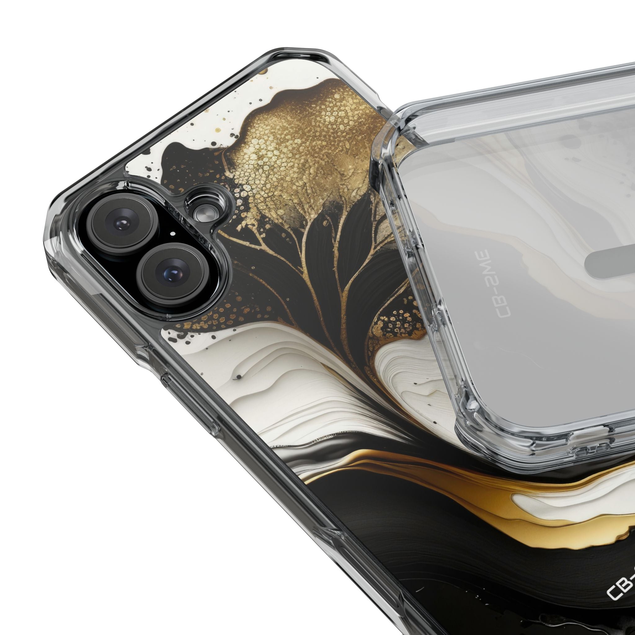 Gold Swirl Elegance iPhone Case - Impact