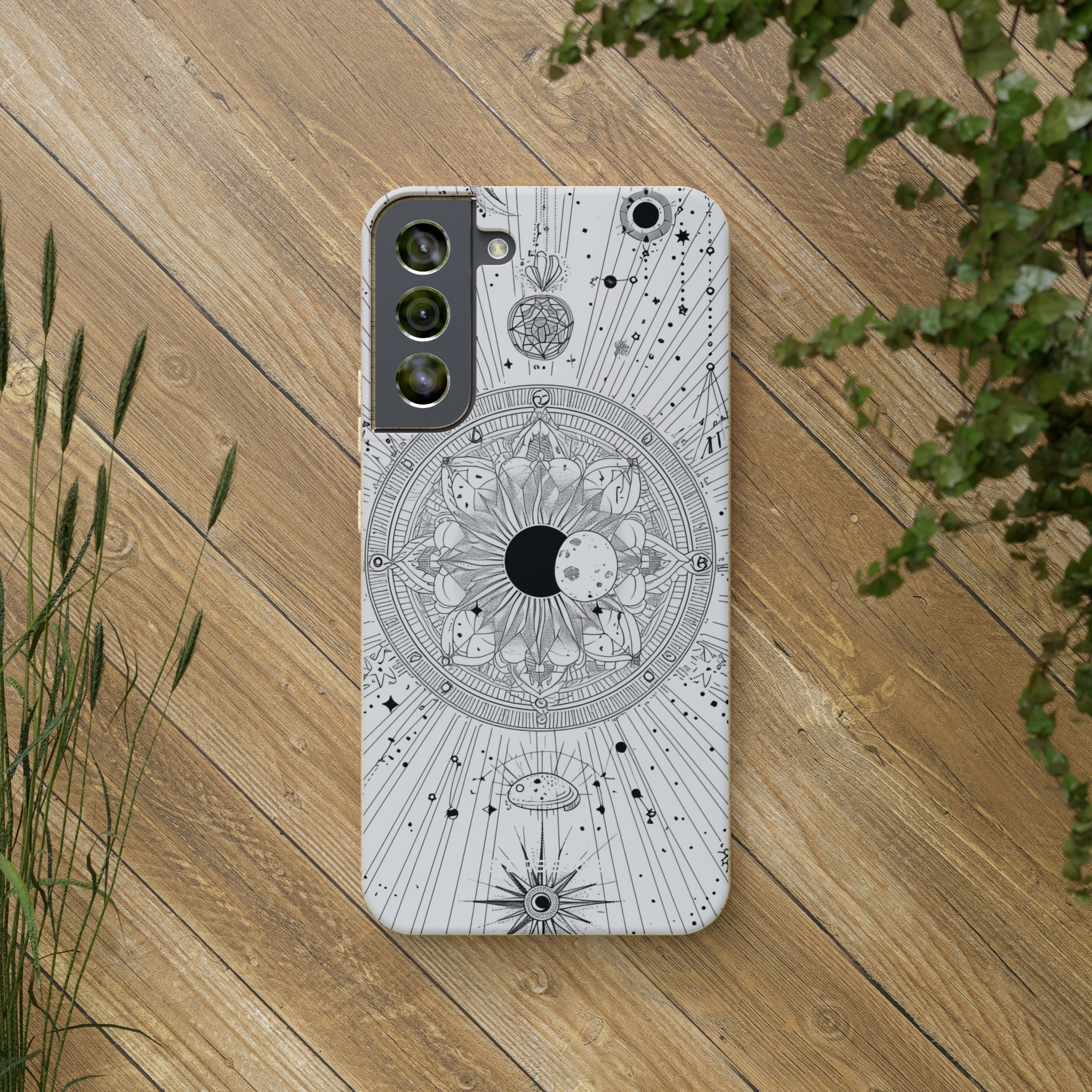 Celestial Mandala Mystique | Biodegradable Phone Case