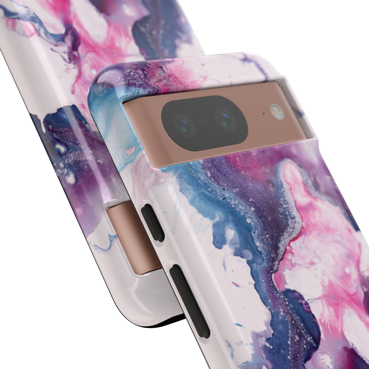 Blue & Pink Art - Protective Phone Case