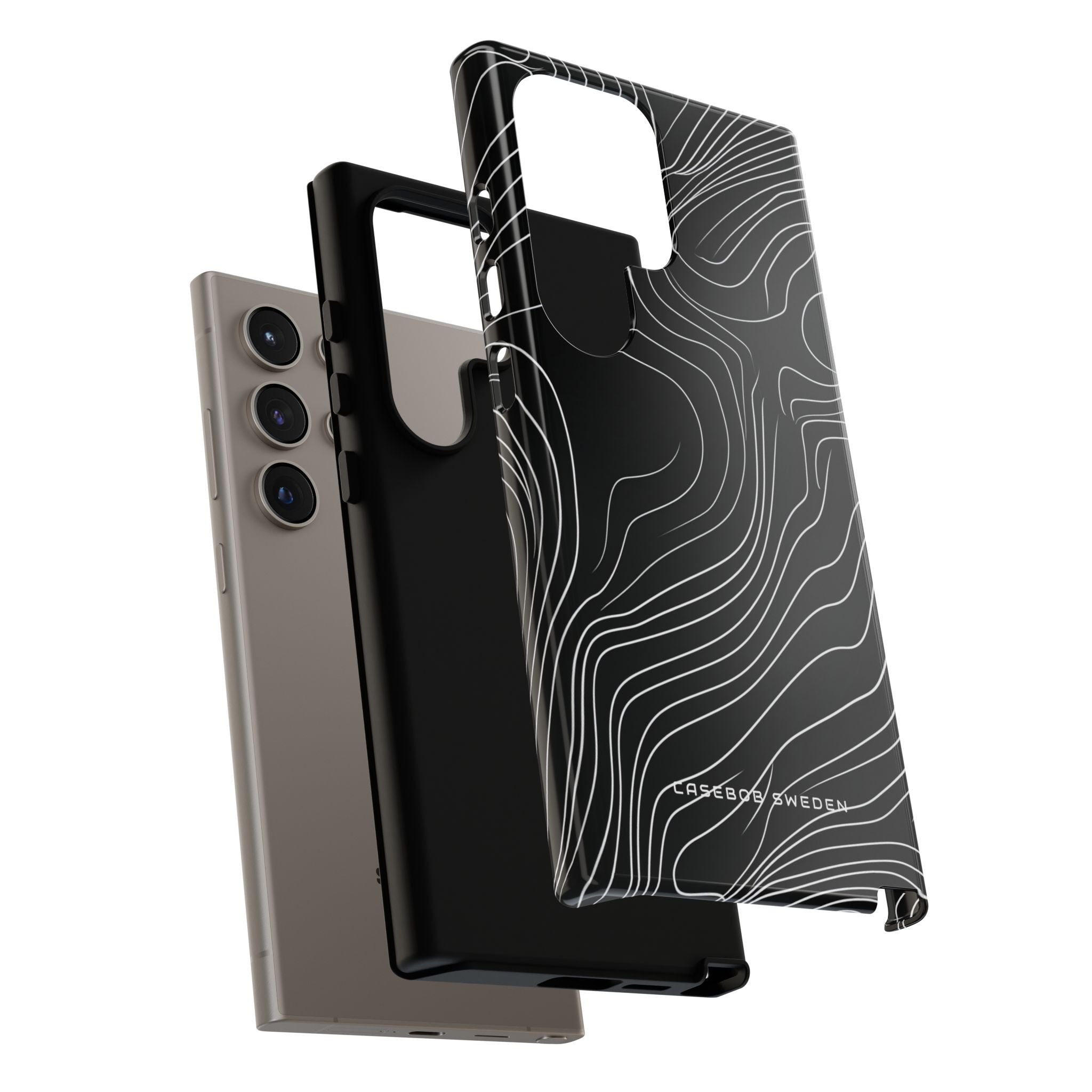 Contour Waveform Flow Samsung S24 - Tough Phone Case