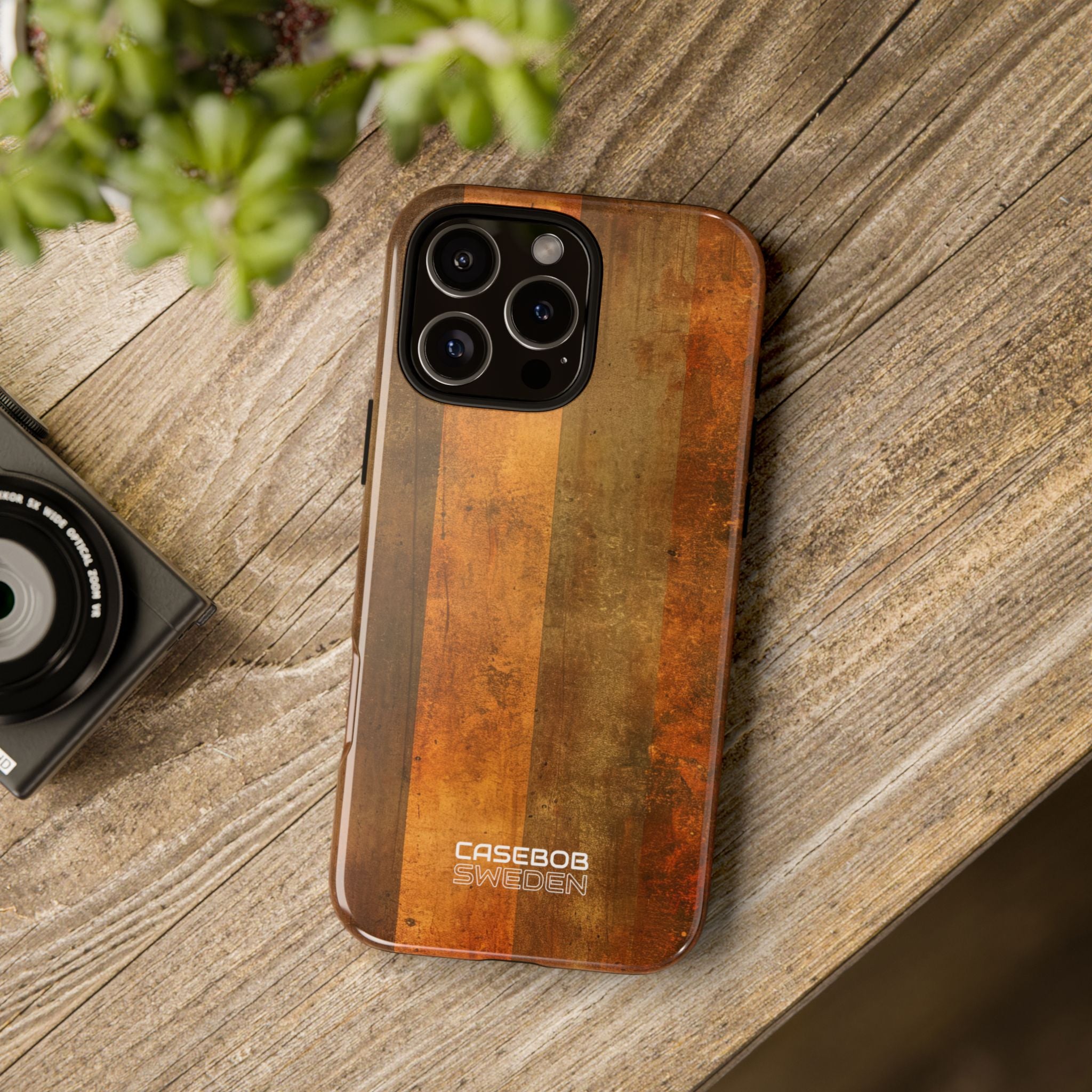 Rustic Striped Texture iPhone 16 - Tough