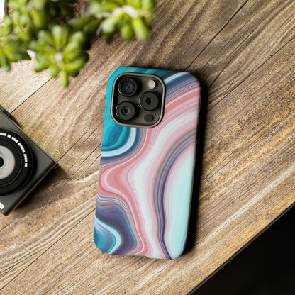 Pink Swirls - Protective Phone Case