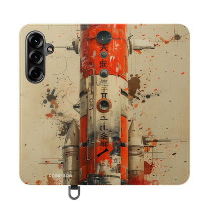 Crimson Rocket - Samsung S25+ Case - Wallet