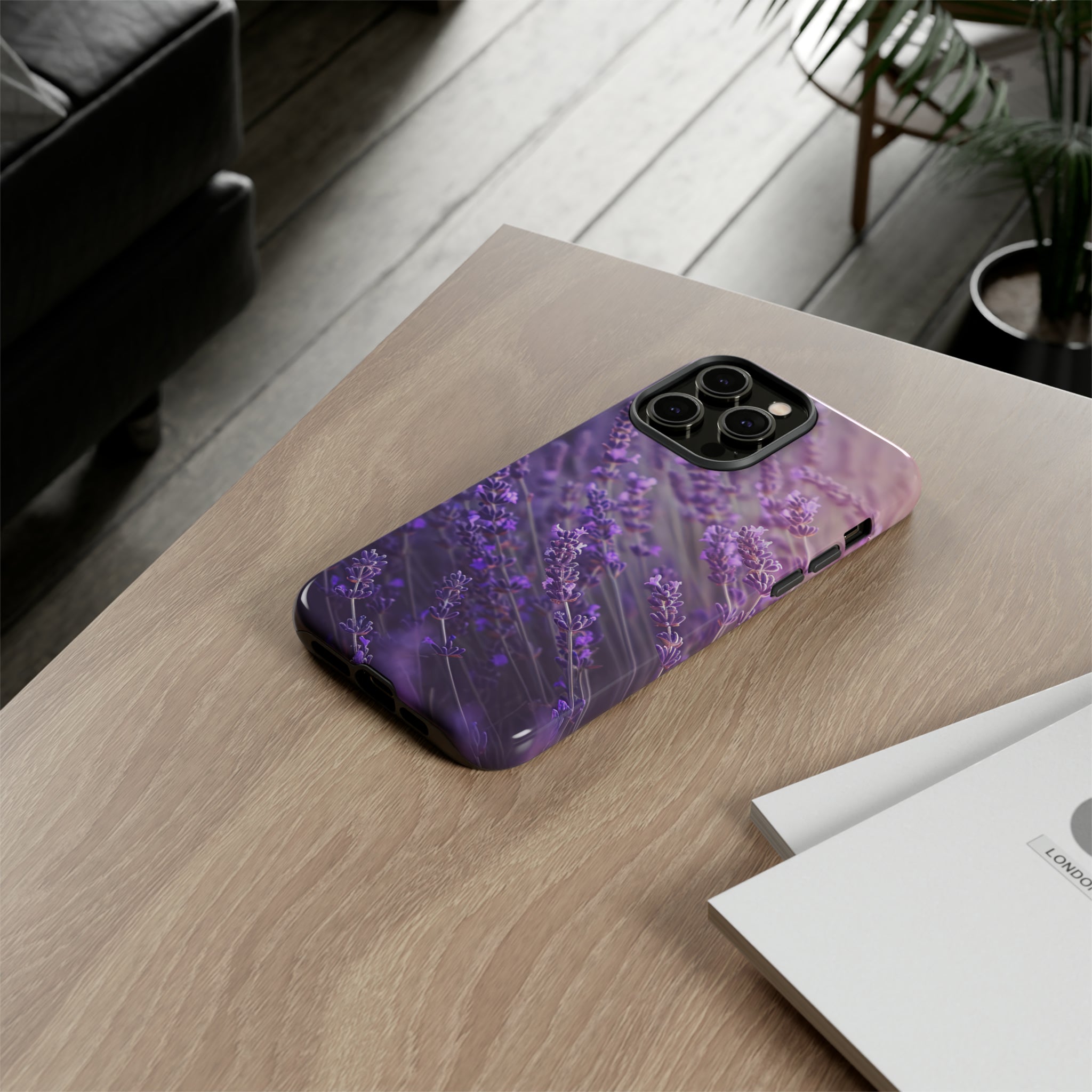 Lavender to Violet Shift - Protective Phone Case