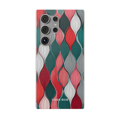 Leaf Cascade Teal Samsung S24 Ultra Case - Soft