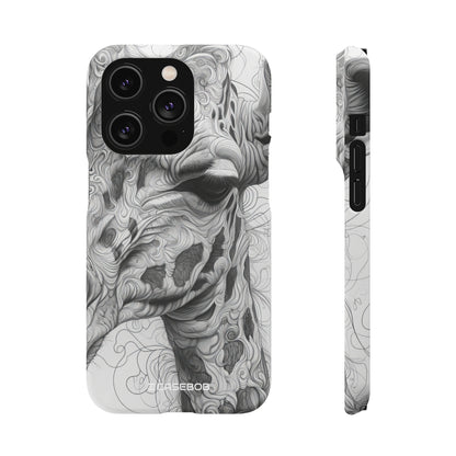 Monochrome Giraffe | Slim Phone Case for iPhone