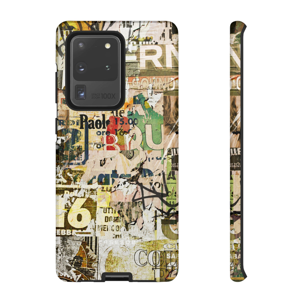 Grunge Vintage Poster - Protective Phone Case