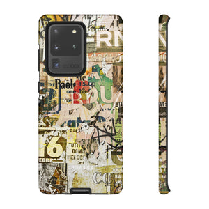 Grunge Vintage Poster - Protective Phone Case