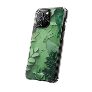 Pantone Greene Design | Handyhülle für iPhone (Clear Impact Case – magnetisch)