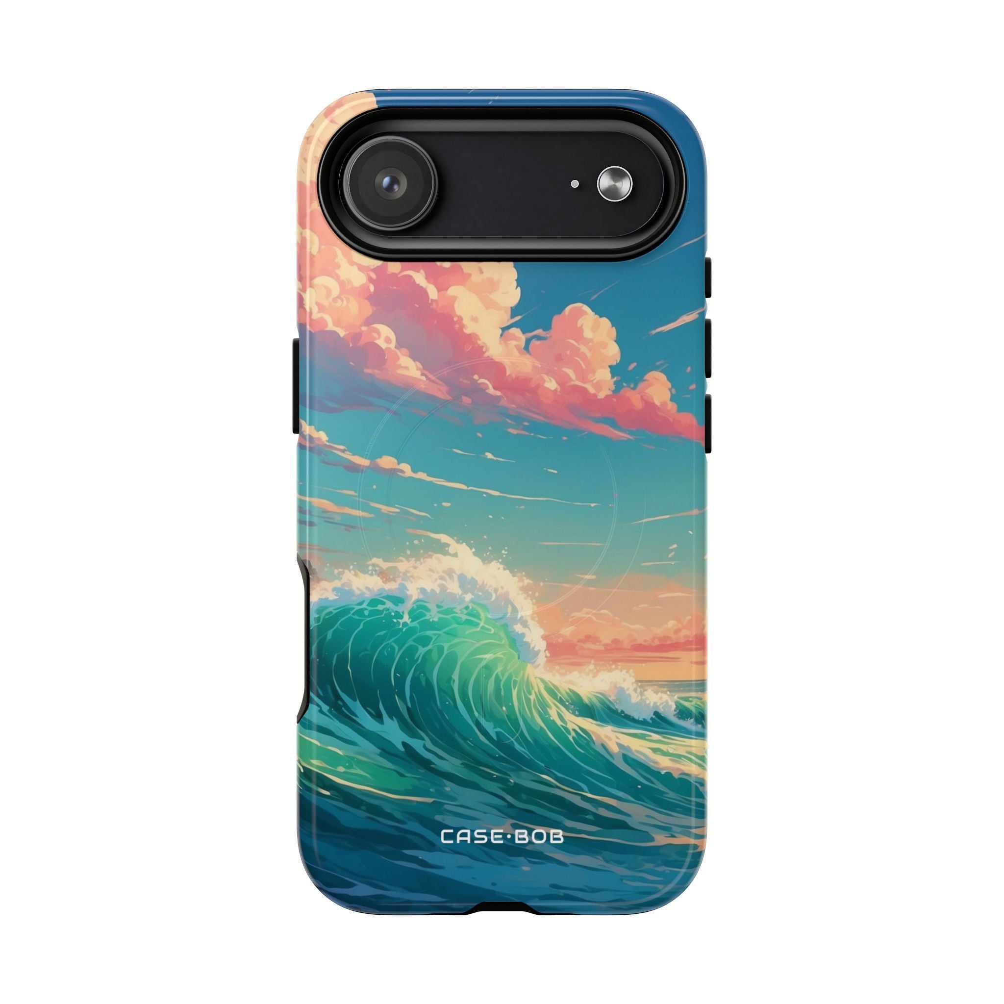Turquoise Curl iPhone 17 Air Case - Tough+
