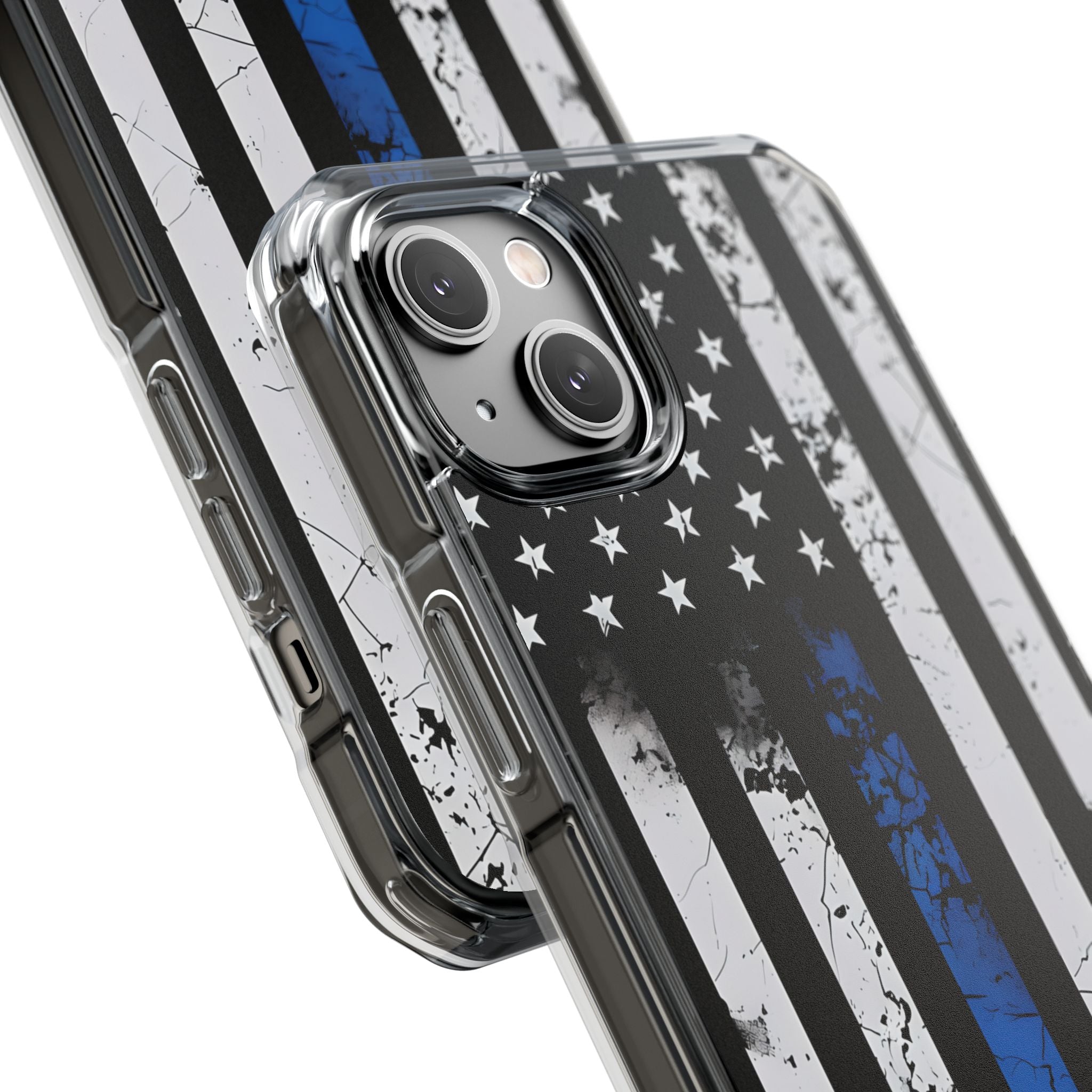 Blue Stripe Flag iPhone 14 Plus Case - Impact