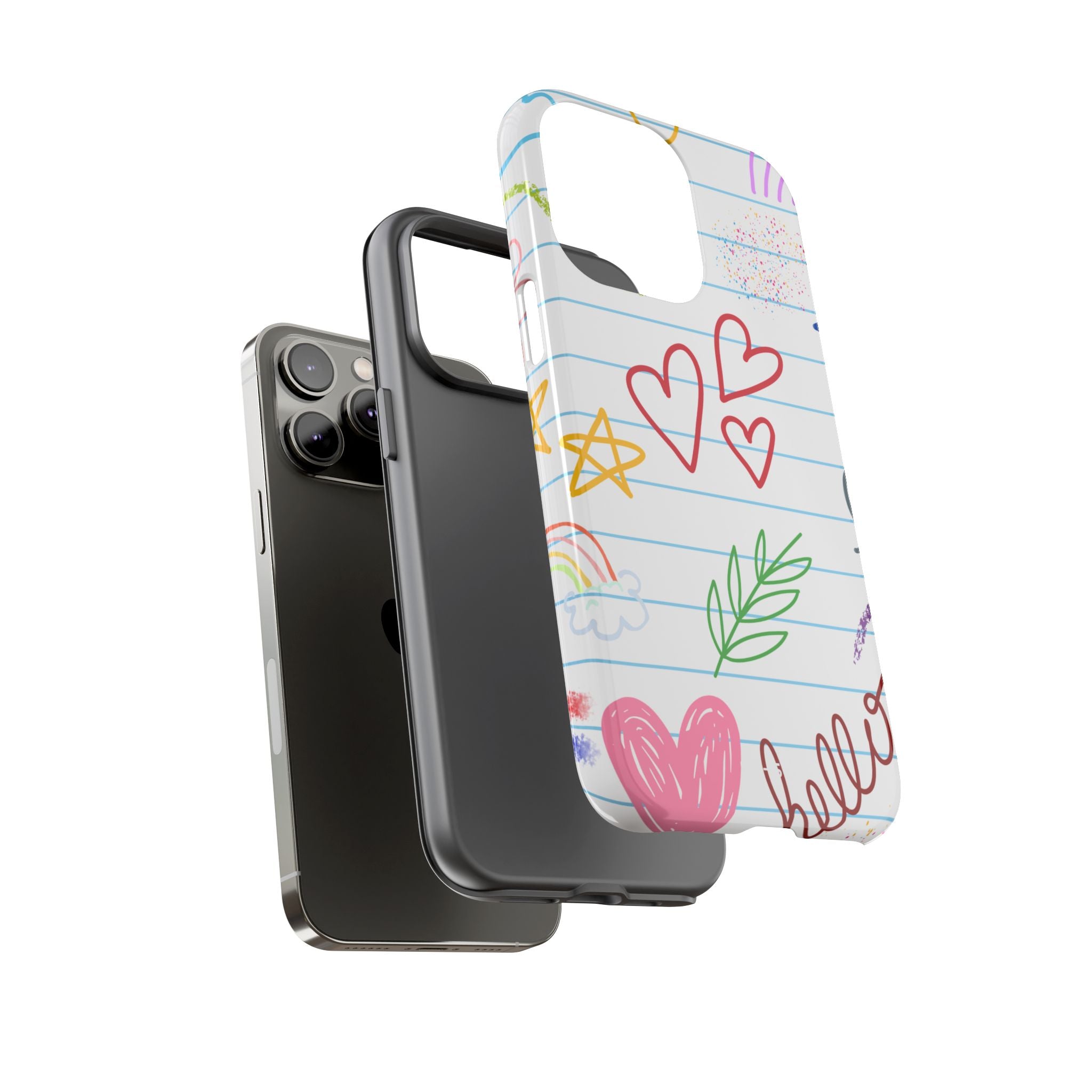 Hearts Dance Happily - iPhone Case