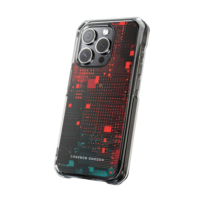 Gradient CyberFlux iPhone 15 - Clear Impact Phone Case