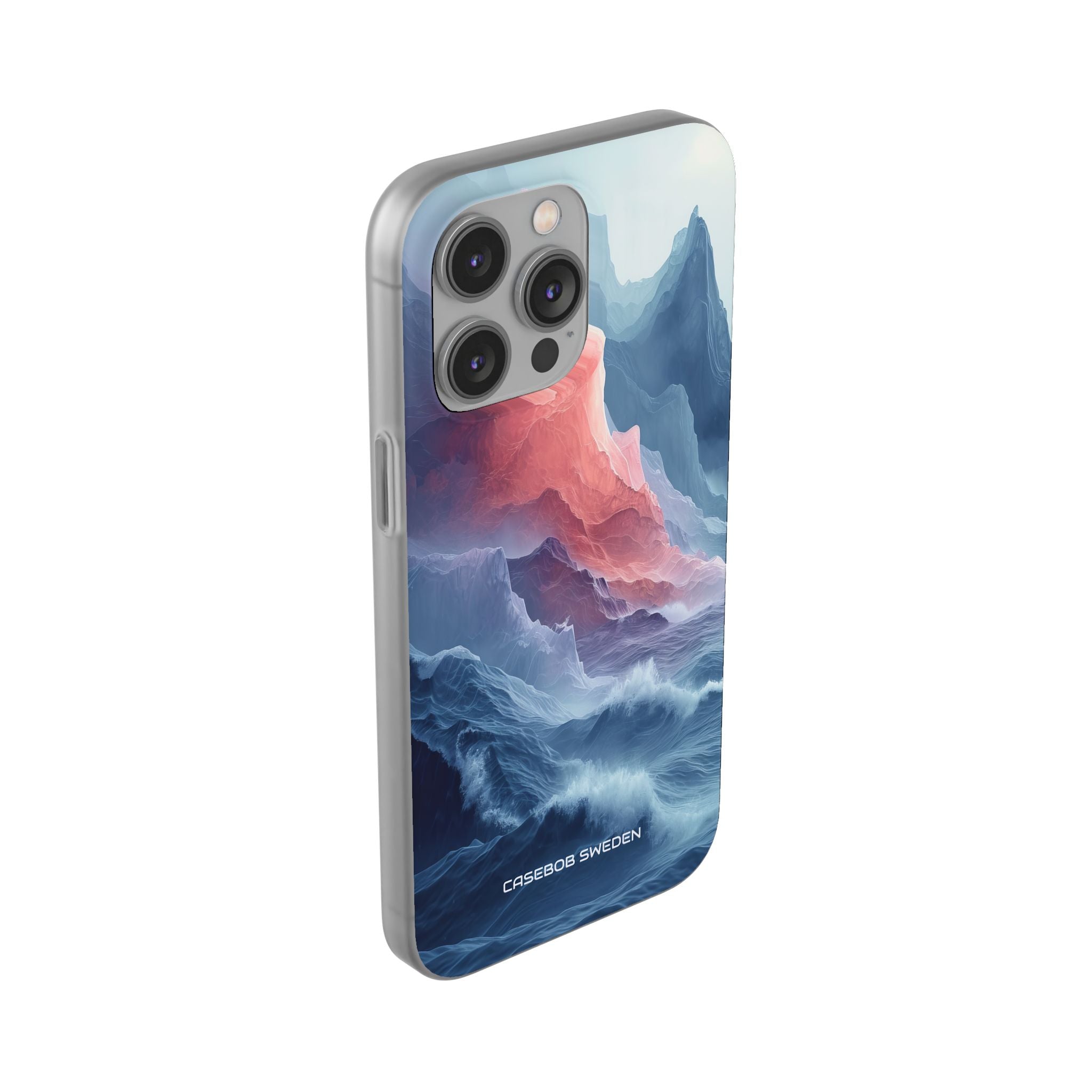 Mountain Wave Serenity - Flexi iPhone 14 Phone Case