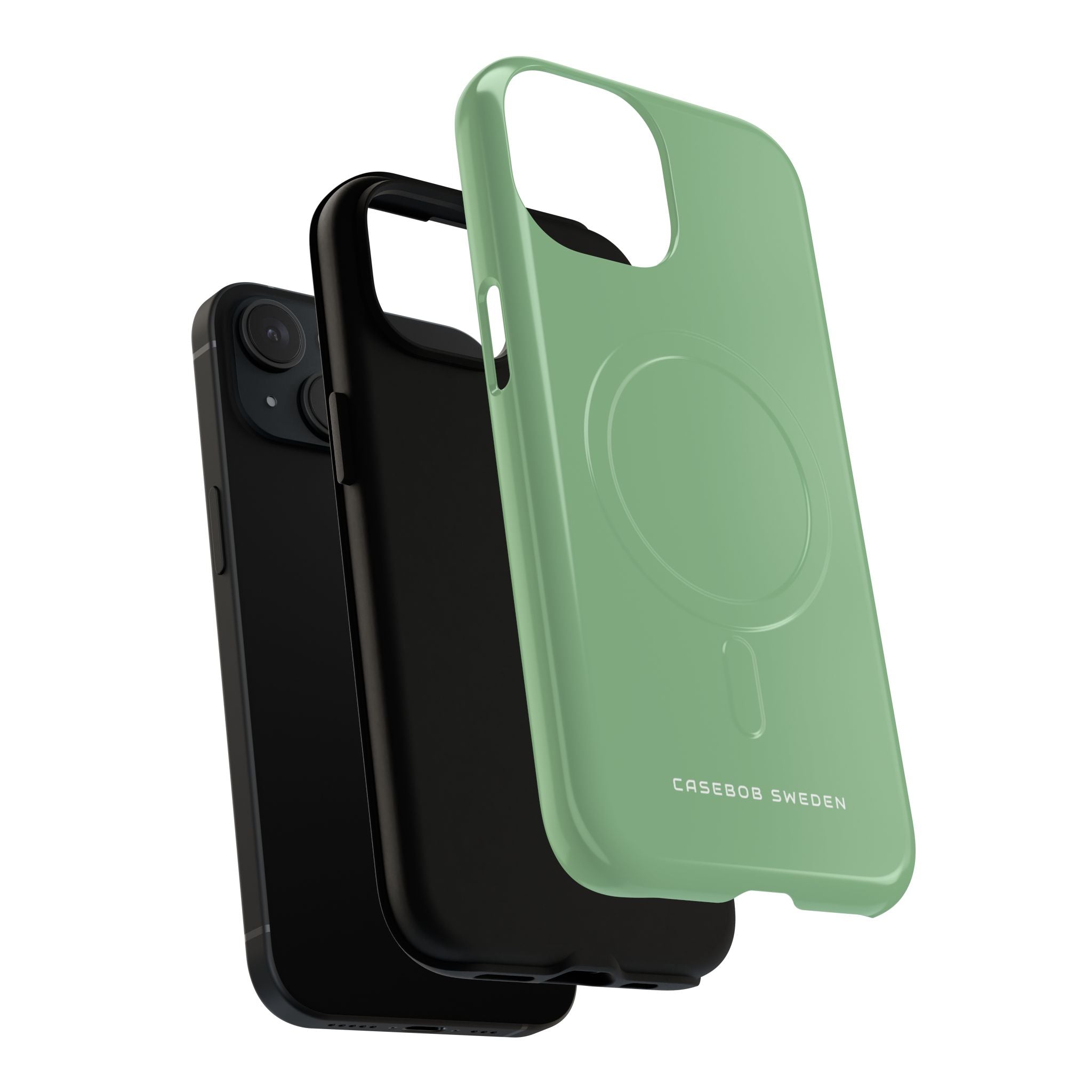 Dark Sea Green iPhone 15 | Tough+ Phone Case