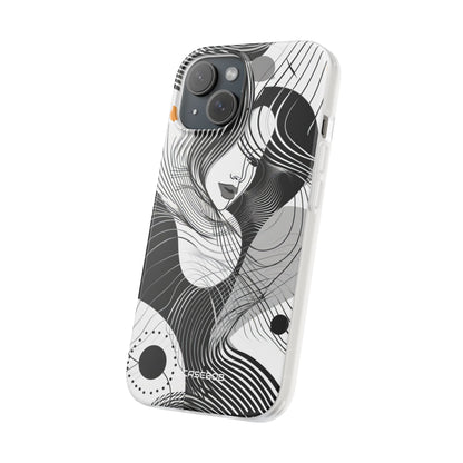 Fluid Noir Rhythm | Flexible Phone Case for iPhone