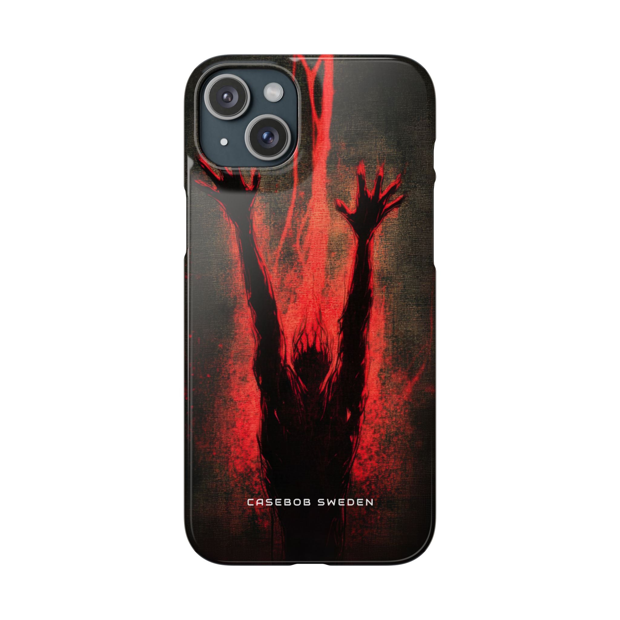 Gothic Crimson Ascension iPhone 15 - Slim Phone Case