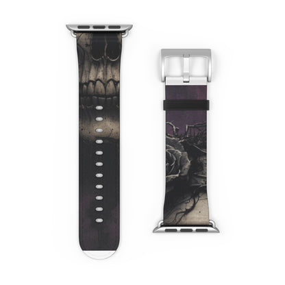 Winged Skull Rose - Watch Band