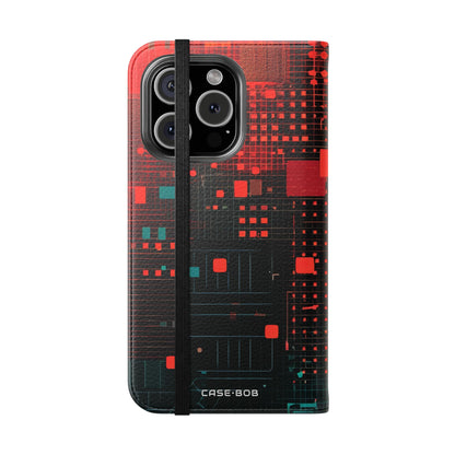 Crimson Circuit - iPhone 16 Pro Case - Wallet