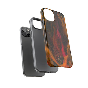 Bon Fire Ink Art iPhone Case (Protective) Phone Case