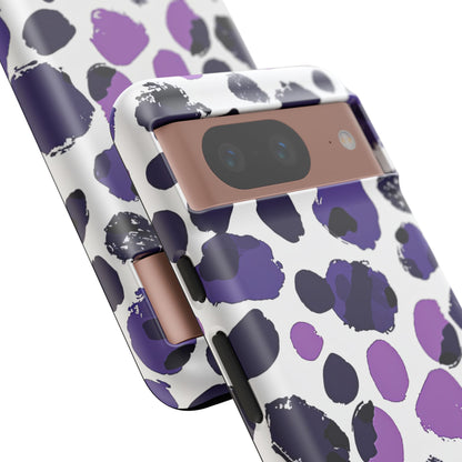 Purple Inkblots Google Pixel 8 - Tough Phone Case