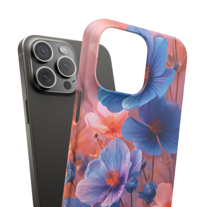 Ethereal Floral Symphony iPhone 15 - Slim Phone Case