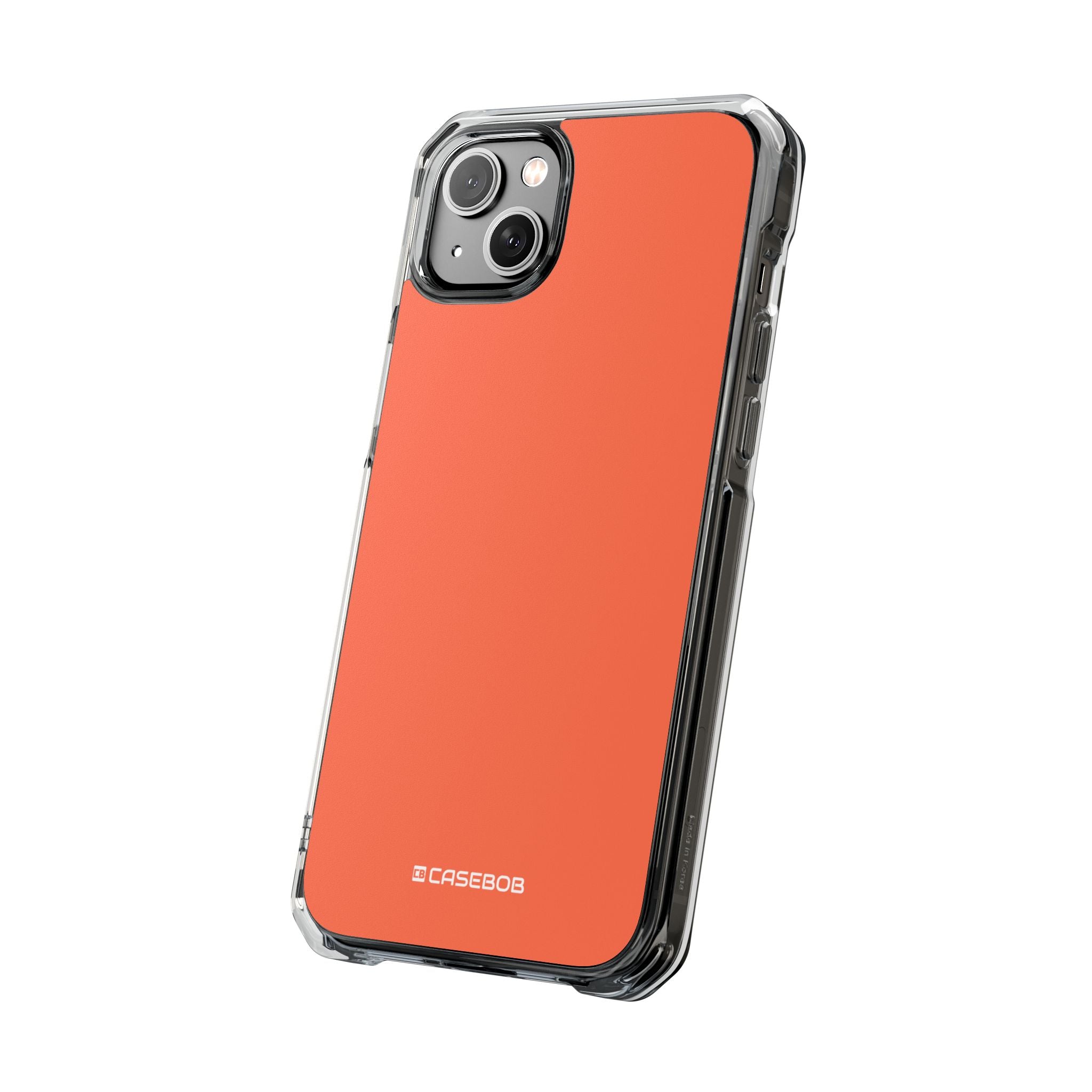 Outrageous Orange - Clear Impact Case for iPhone