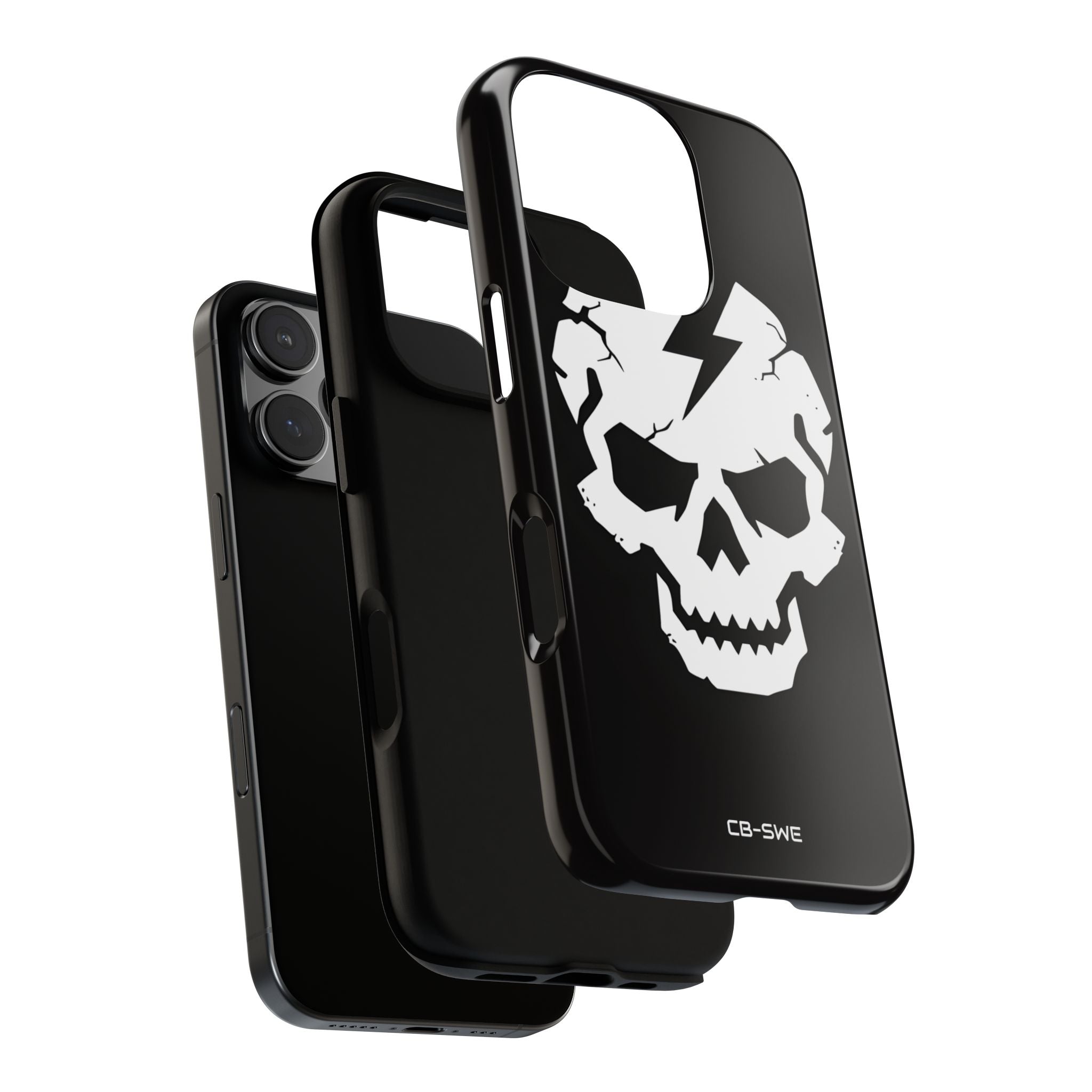 Cracked Skull Drama - iPhone Case