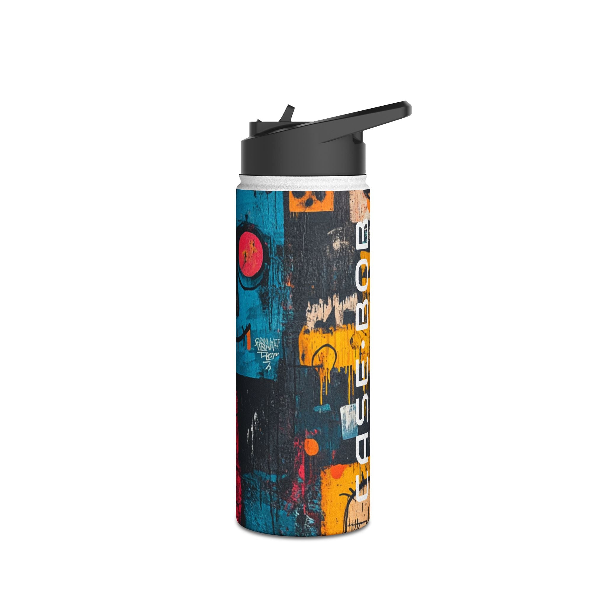 Turquoise Grin - Stainless Steel Water Bottle
