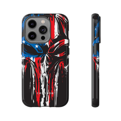 Military Grunge Skull Patriotic - Protective Phone Case