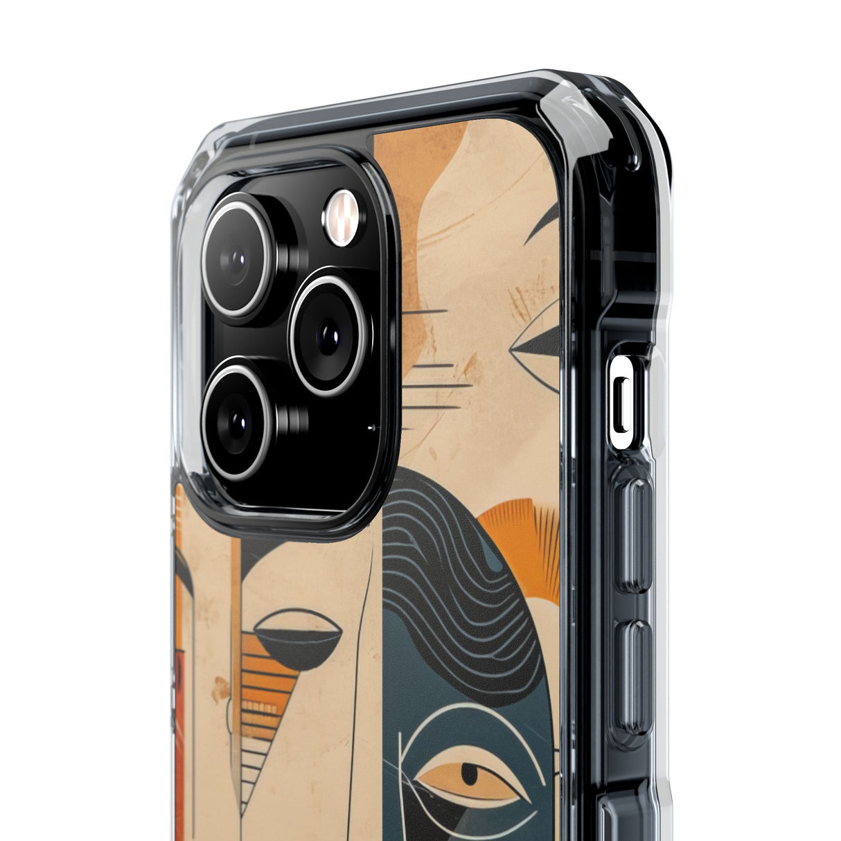 Cubist Introspection - Phone Case for iPhone (Clear Impact - Magnetic)